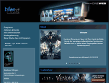 Tablet Screenshot of blueboxx-kino.de